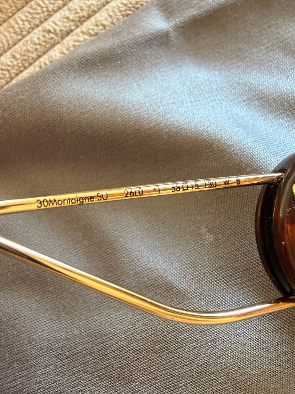 DIOR EYEWEAR 30Montaigne Tortoiseshell oversized sunglasses - Picture 15 of 16